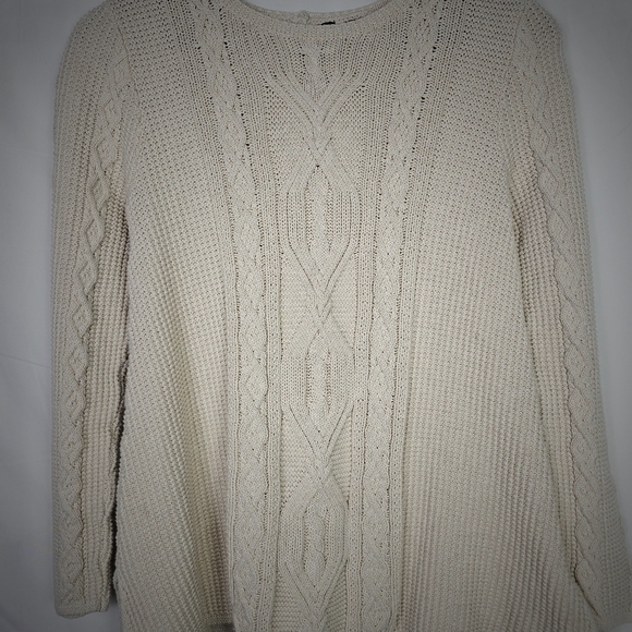 Jeanne Pierre Cotton Sweater. - Picture 4 of 7